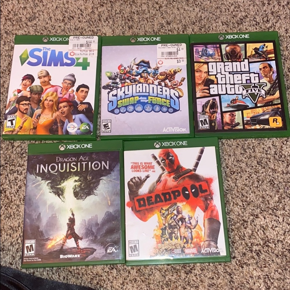 X box 1 games